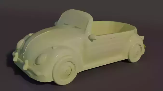 3d Classic Beetle ready to print