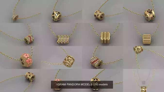 1GRAM PANDORA MODELS 