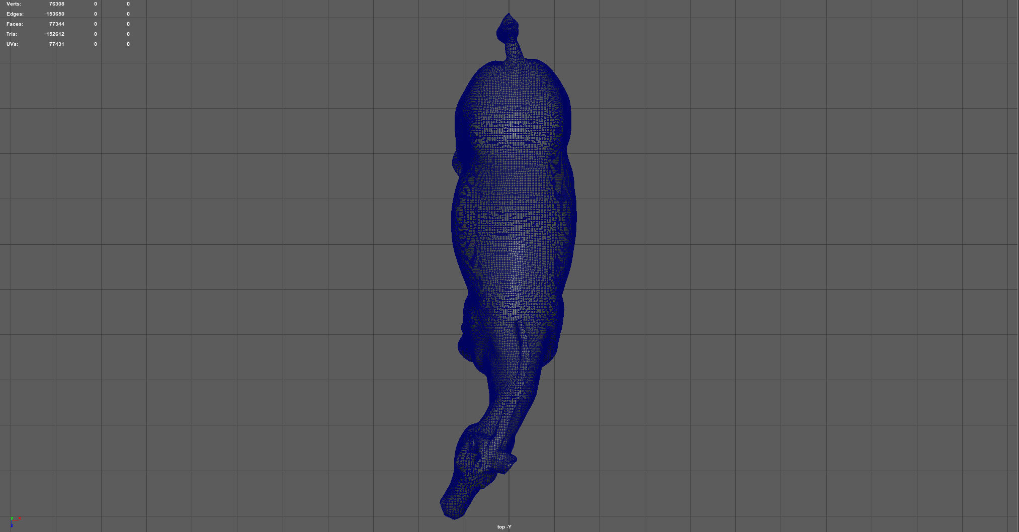 ZEBRA Low-poly 3D model_8