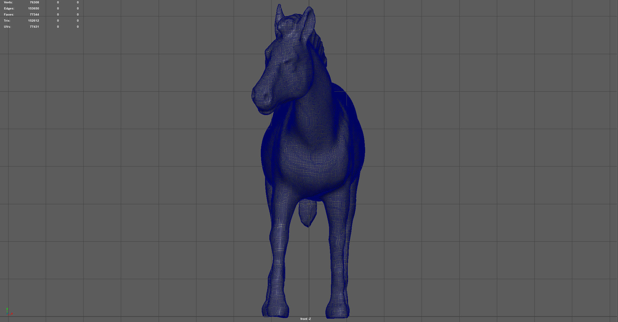 ZEBRA Low-poly 3D model_9