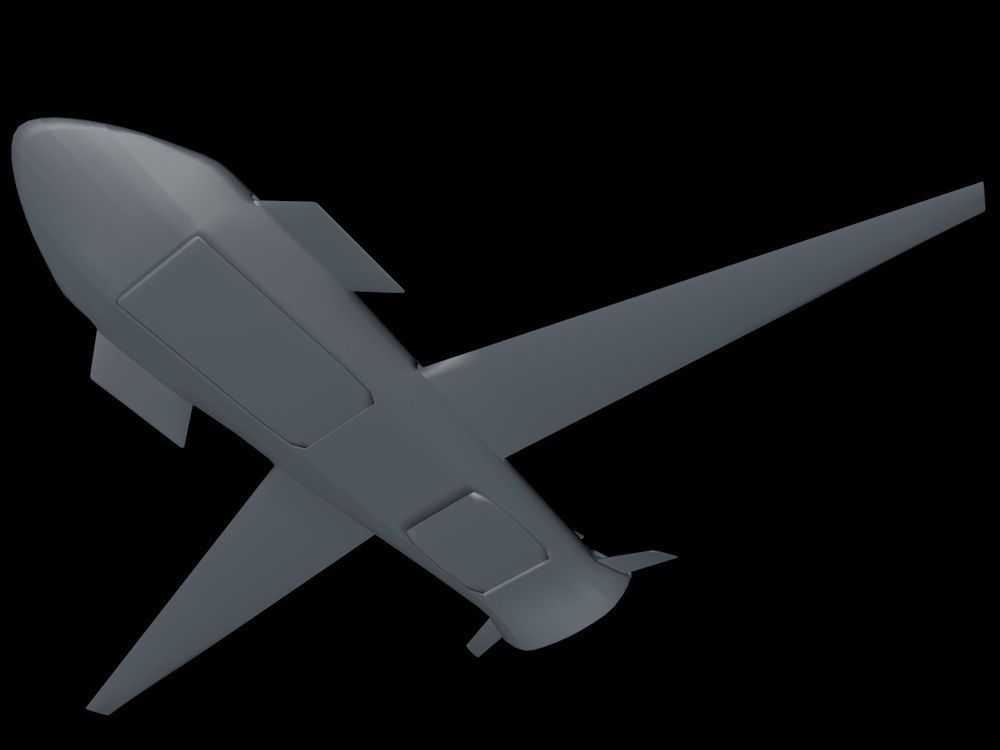The Nightcrawler Low Poly unmanned aerial vehicle - unmanned ... Low-poly 3D model_9