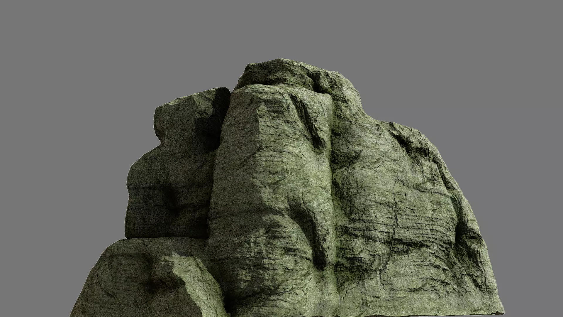 Desert Cliff Low-poly 3D model