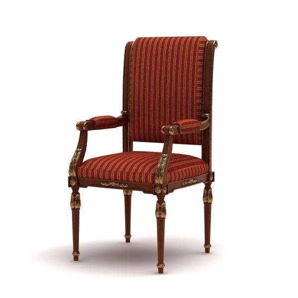 Cabiate lounge armchair 3D model_3