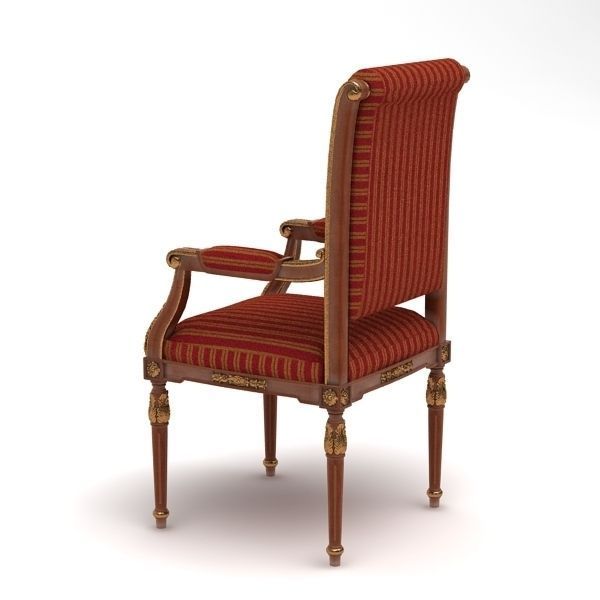 Cabiate lounge armchair 3D model_0