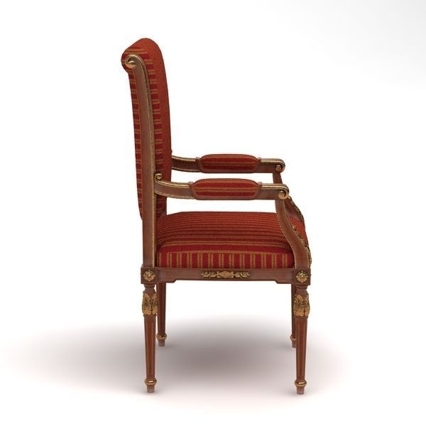 Cabiate lounge armchair 3D model_4