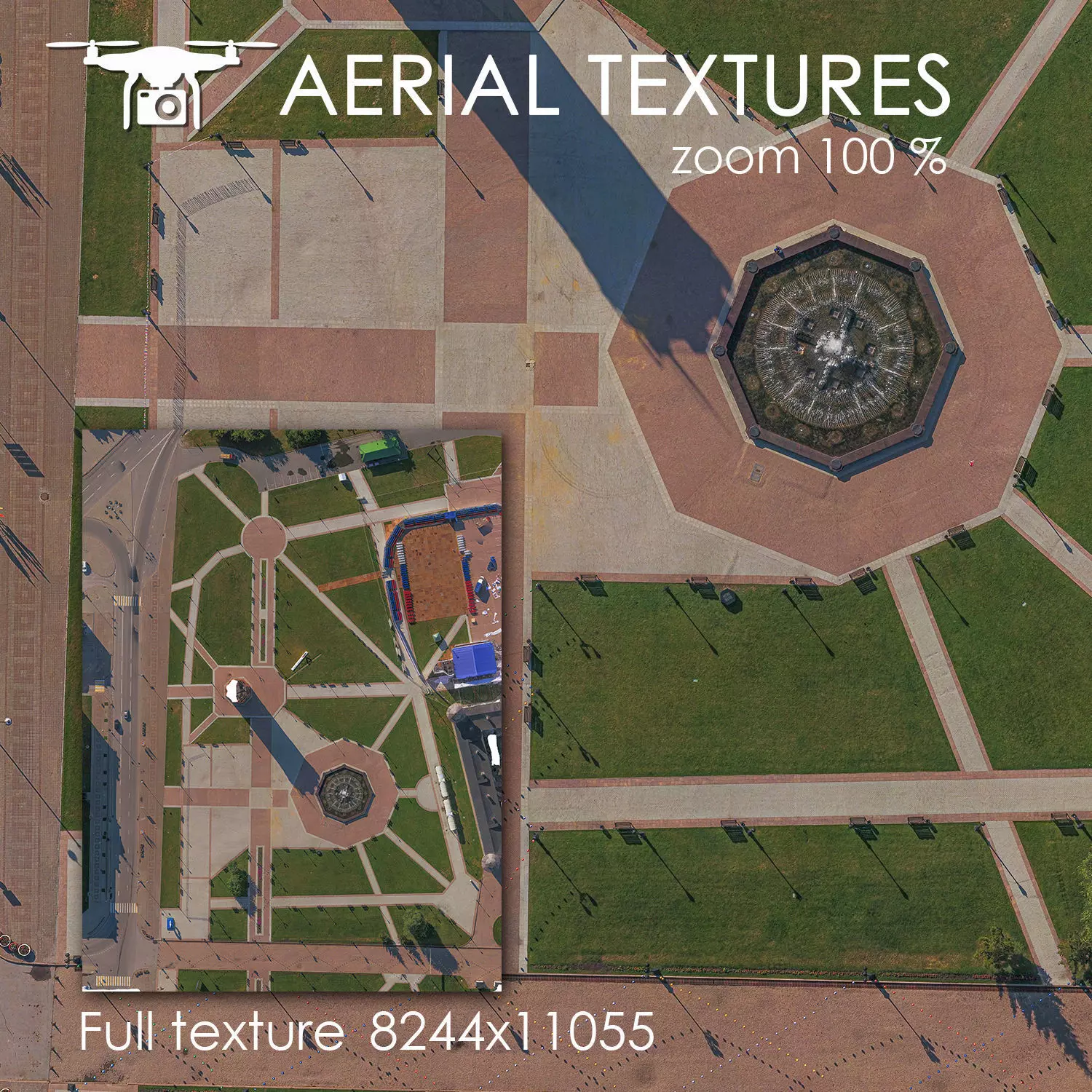 Texture Aerial texture 254 VR / AR / low-poly | CGTrader