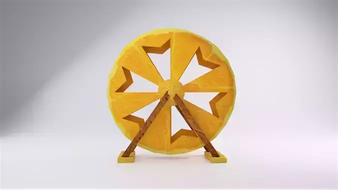 Orange Giant Wheel
