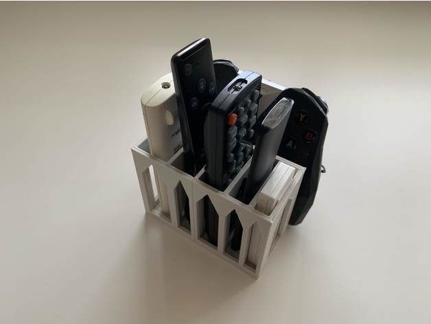 Remote Control Stand 3D print model_4