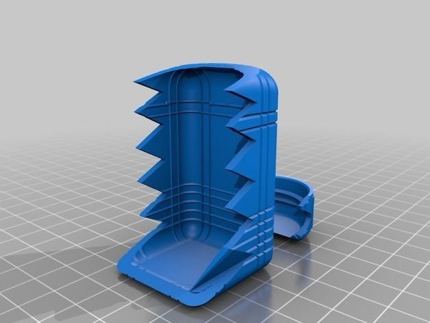 ZigZag Bottle with Screw Cup Dual Extrusion 3D print model_7