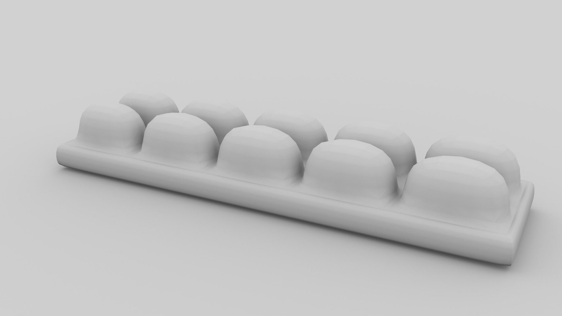 Dark Chocolate Bar 5 3D model_3