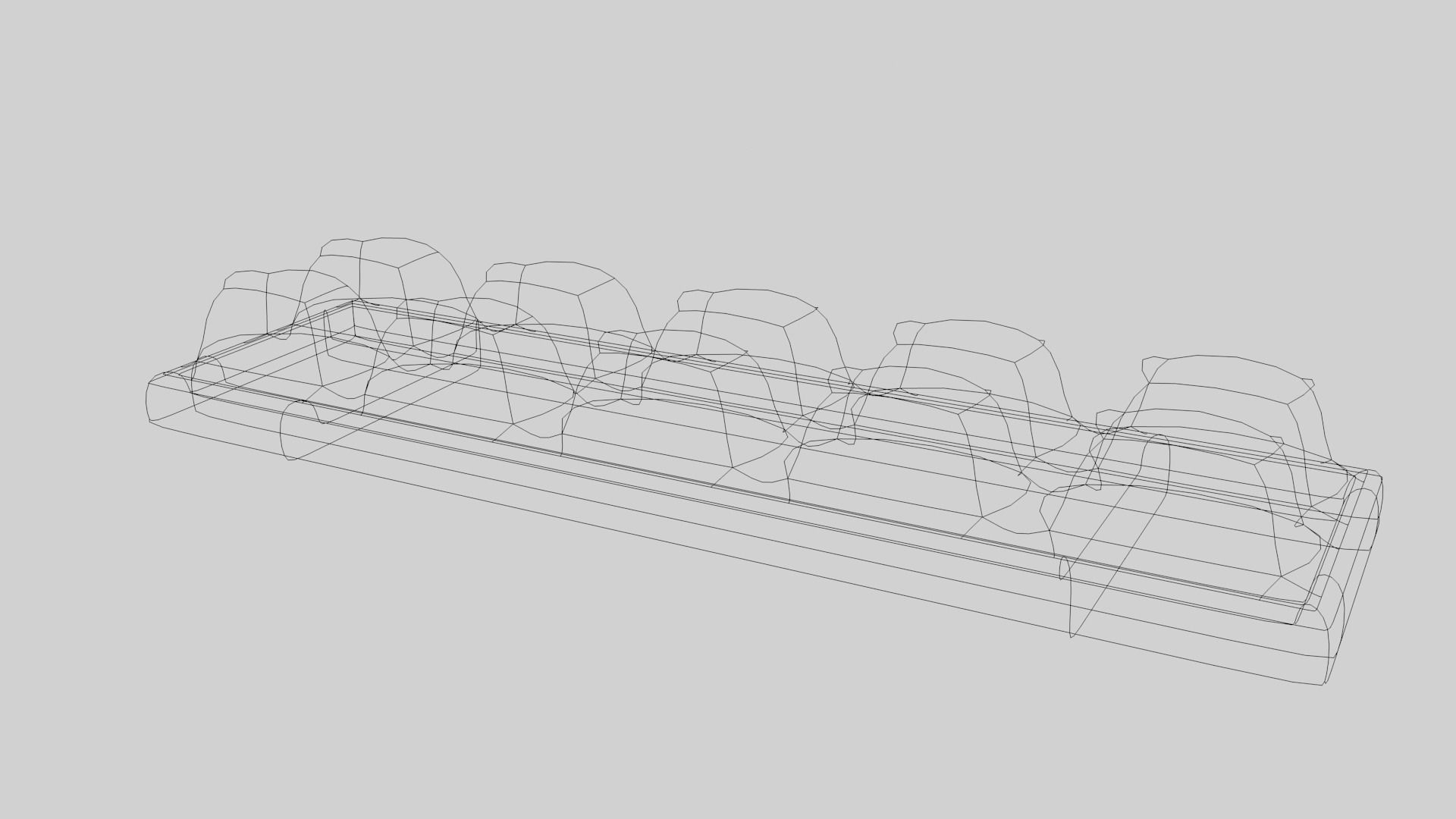 Dark Chocolate Bar 5 3D model_4