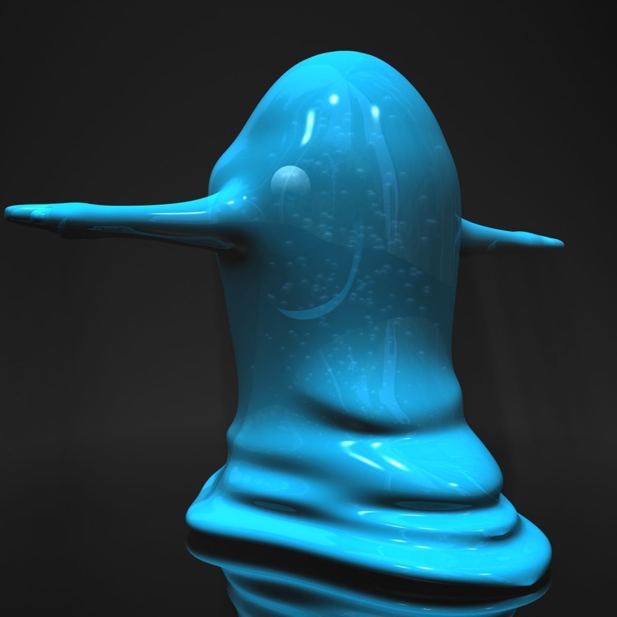 Bob from Monsters vs Aliens RIGGED Low-poly 3D model_2