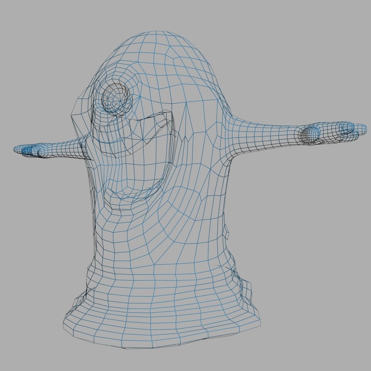 Bob from Monsters vs Aliens RIGGED Low-poly 3D model_4