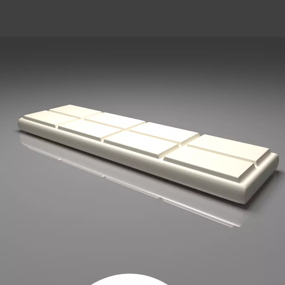 White Chocolate Bar 3 3D model