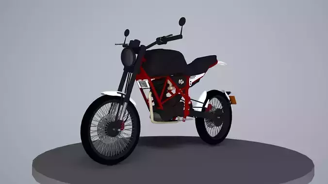 Motorcycle M1nsk scr 250 3D model