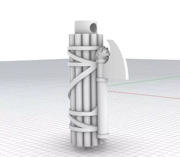 fascio littorio 3D print model
