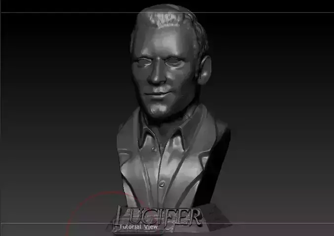 LUCIFER BUST 3D model