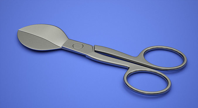 Umbilical Scissors 3D model