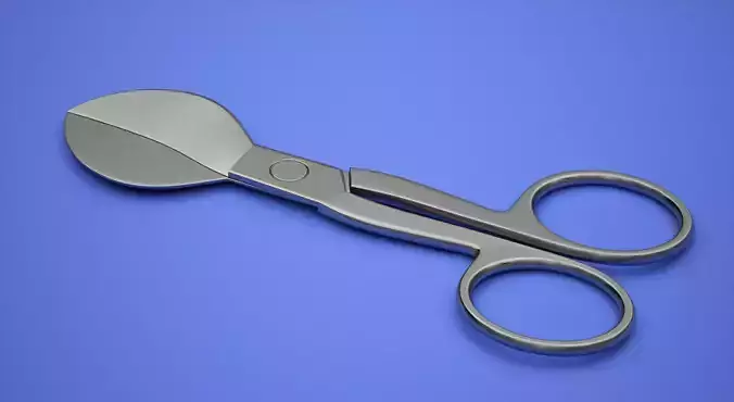 Umbilical Scissors 3D model