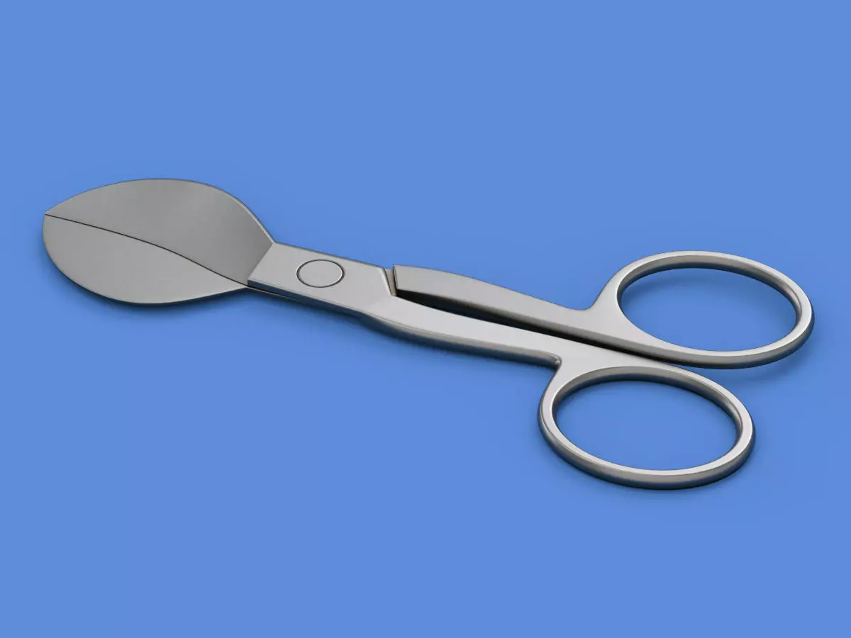Umbilical Scissors 3D model