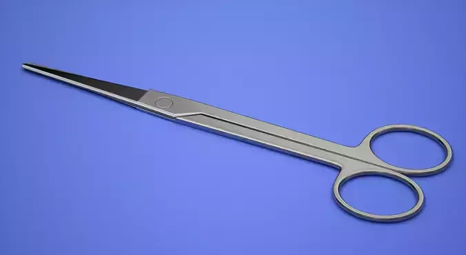 Surgical scissors 3D model