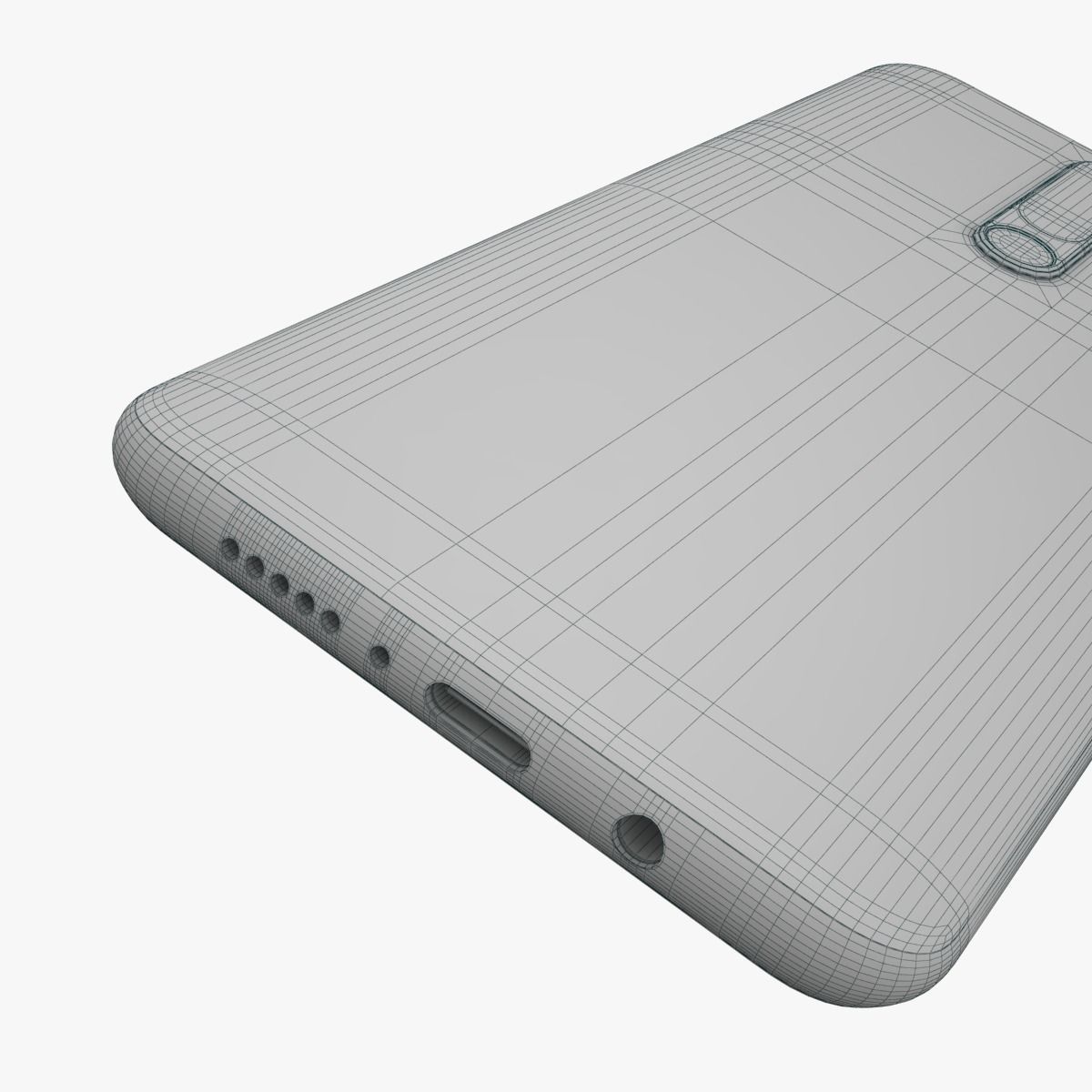 Xiaomi Redmi Note 8 Pro with 4 colors 3D model_17