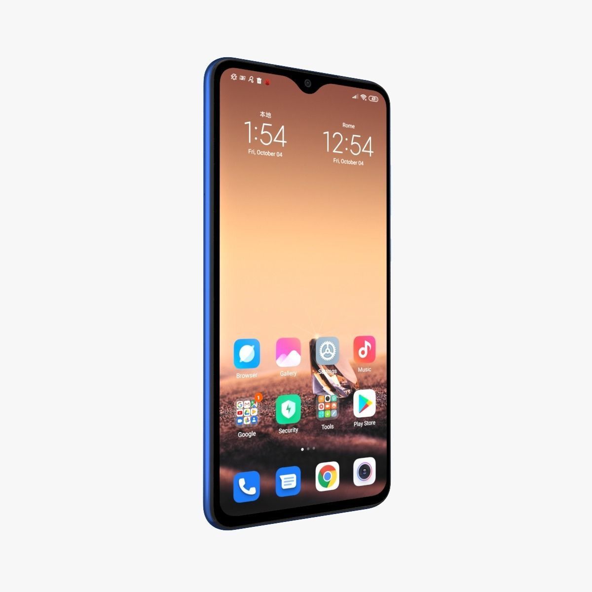 Xiaomi Redmi Note 8 Pro with 4 colors 3D model_6