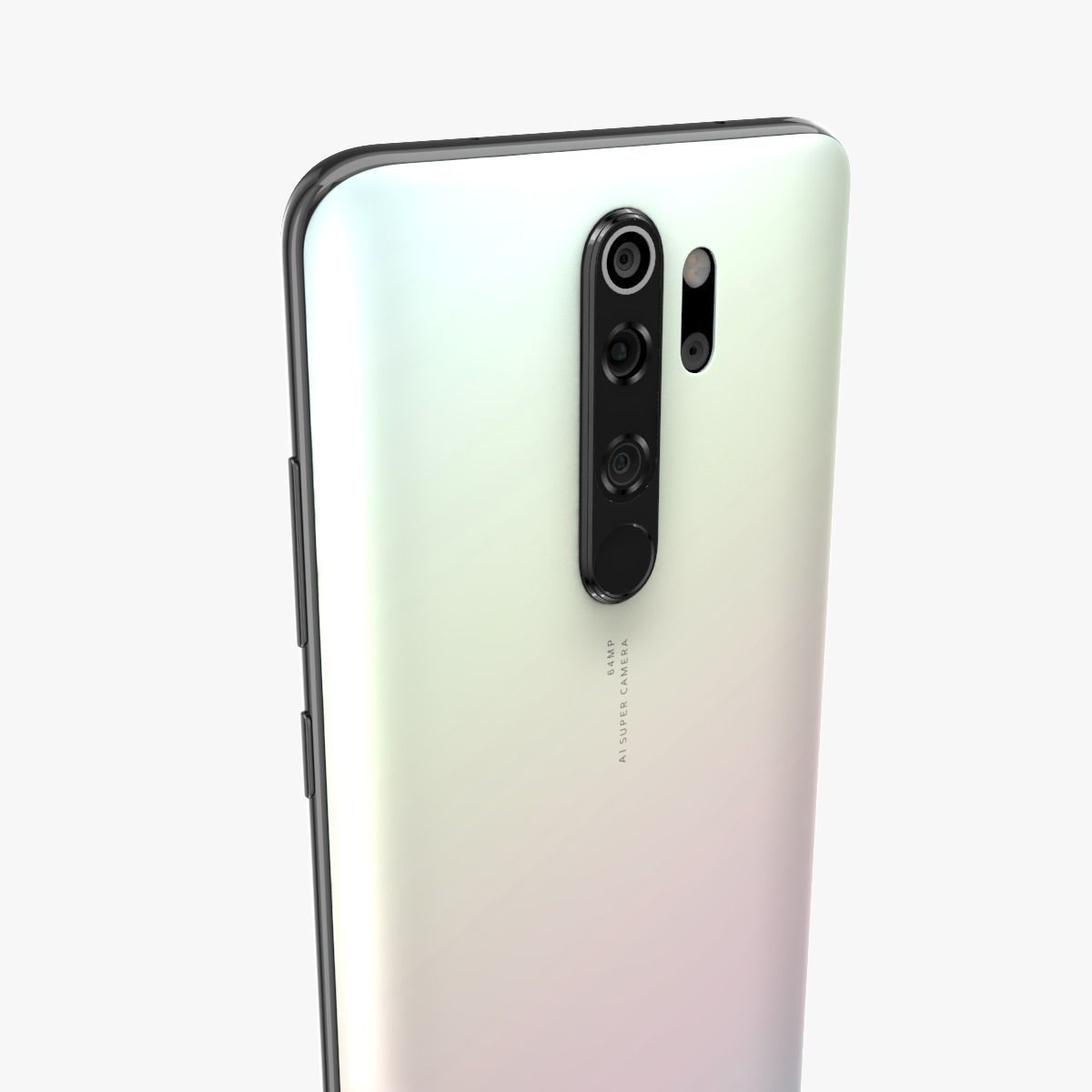 Xiaomi Redmi Note 8 Pro with 4 colors 3D model_4