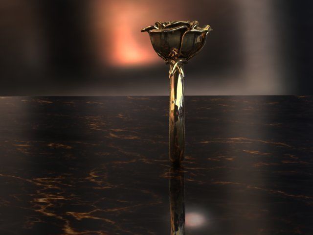 rozering gold rose ring 3D print model_5