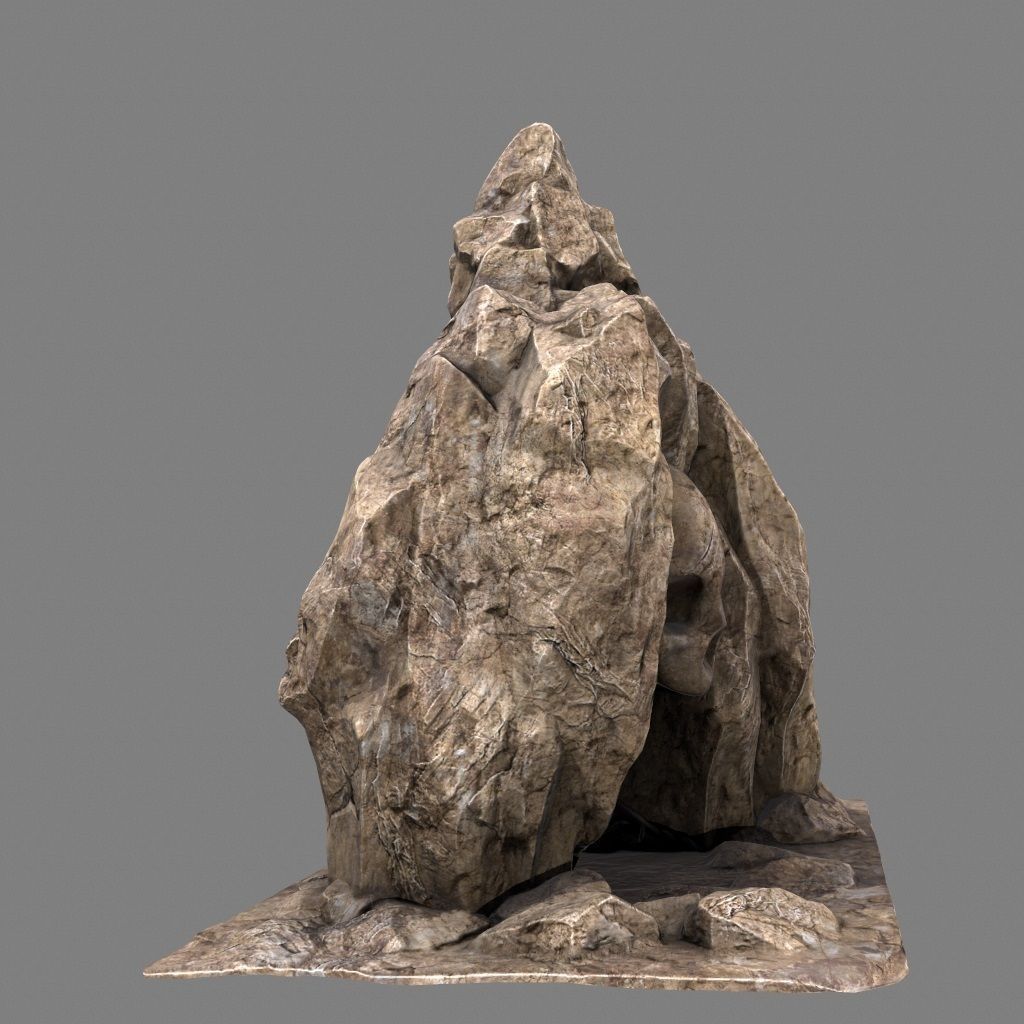 Skull Cave 3D model_14