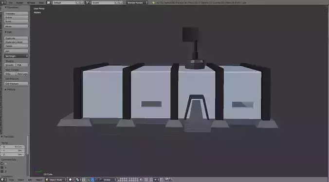 Bunker Low poly building