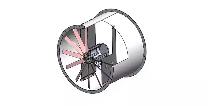Axial Fan Design 3D model