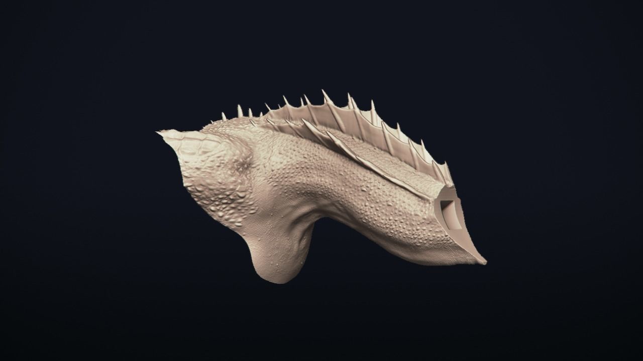 Dragon Bust - Game of Thrones - Drogon - 3D print model_22