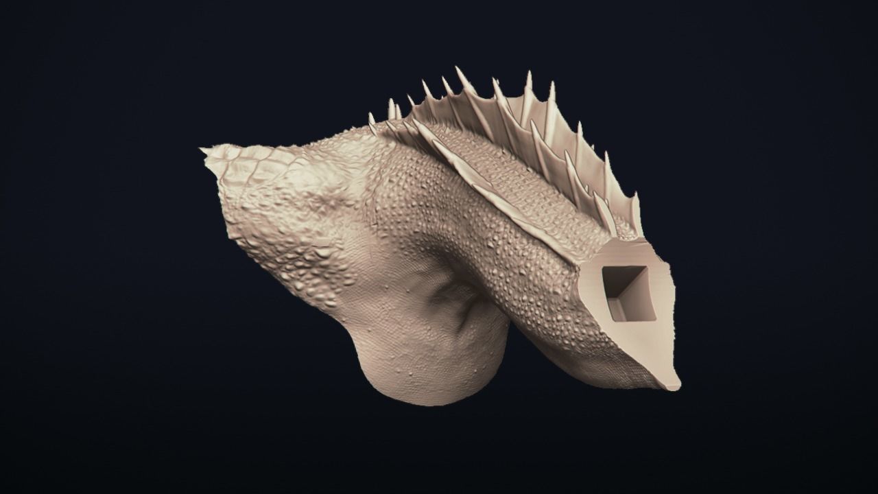 Dragon Bust - Game of Thrones - Drogon - 3D print model_21