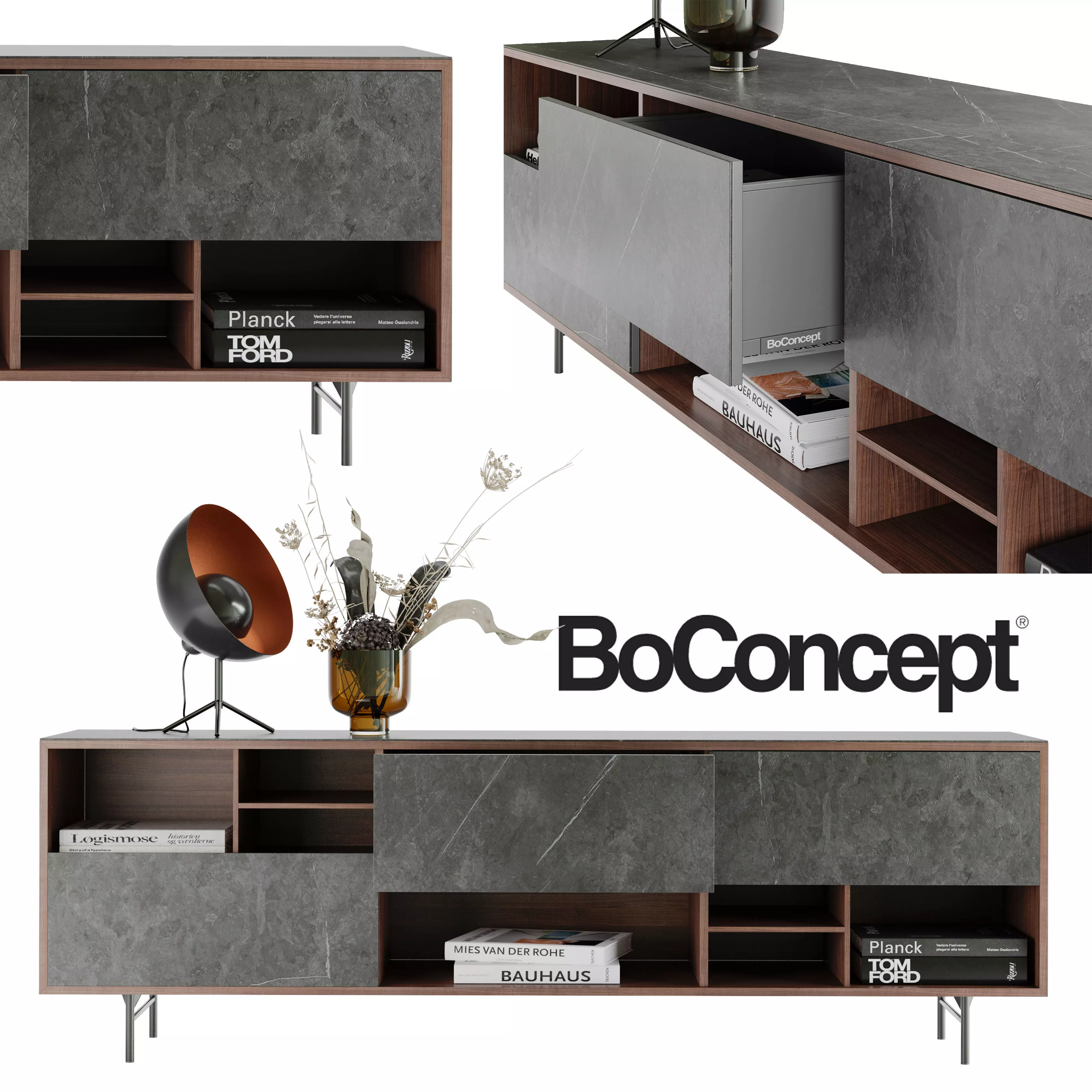 beautiful setup BoConcept 3D model_0
