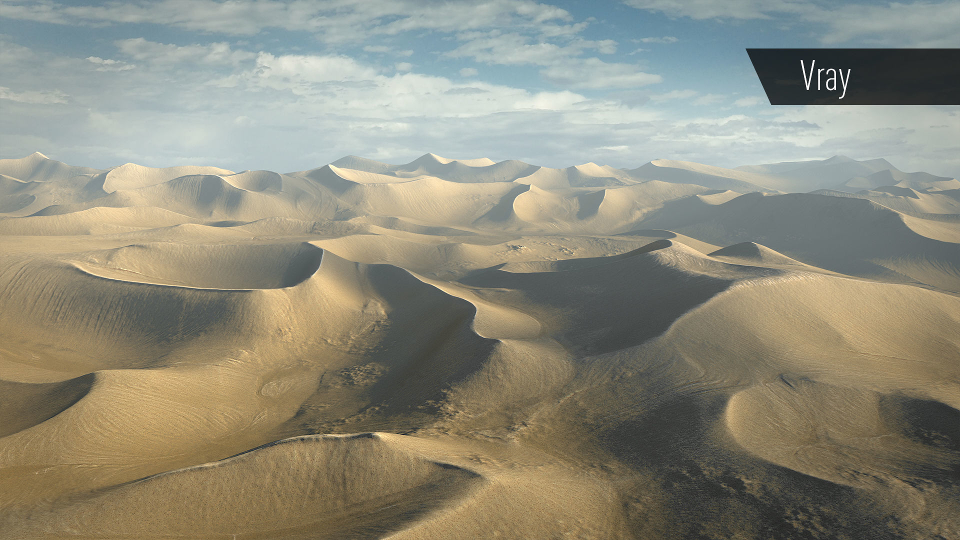 Desert sand Low-poly 3D model_1