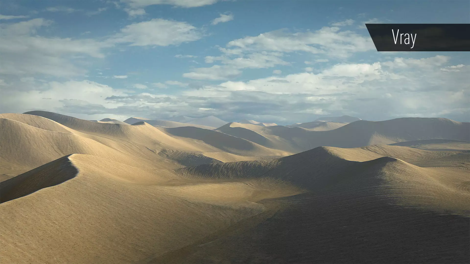 Desert sand Low-poly 3D model_0