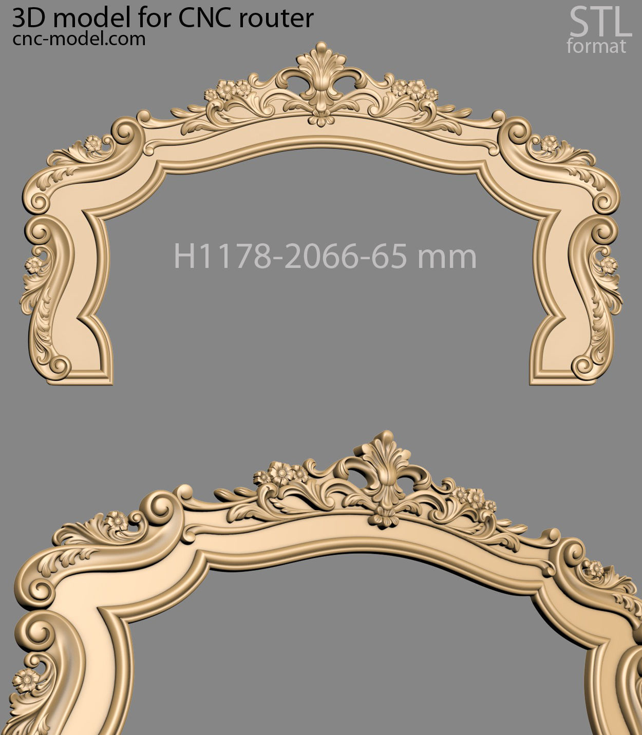 BED luxury for CNC router 3D model_1