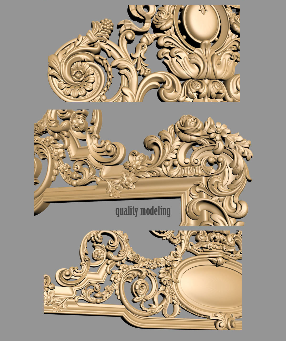 BED luxury for CNC router 3D model_2