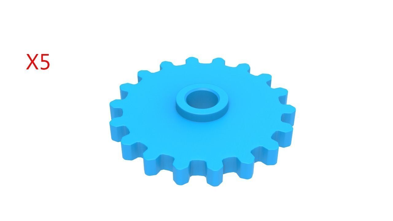 Spinner Gears 3D print model_11
