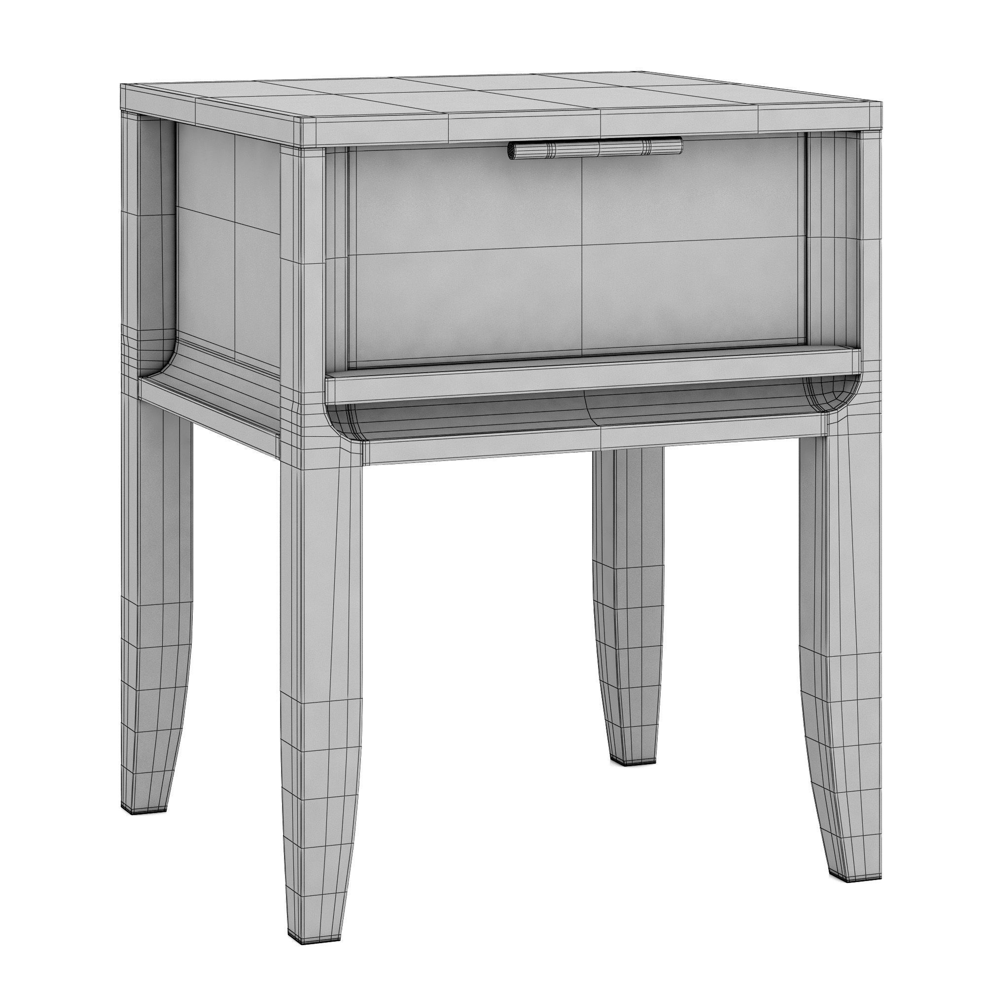 Dantone Home City bedside table 3D model_7