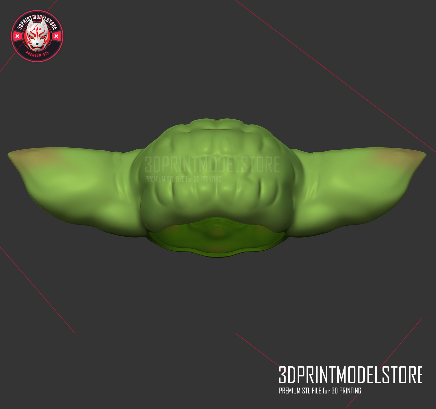 Mandalorian Helmet - Baby Yoda Star Wars Cosplay  3D print model_2