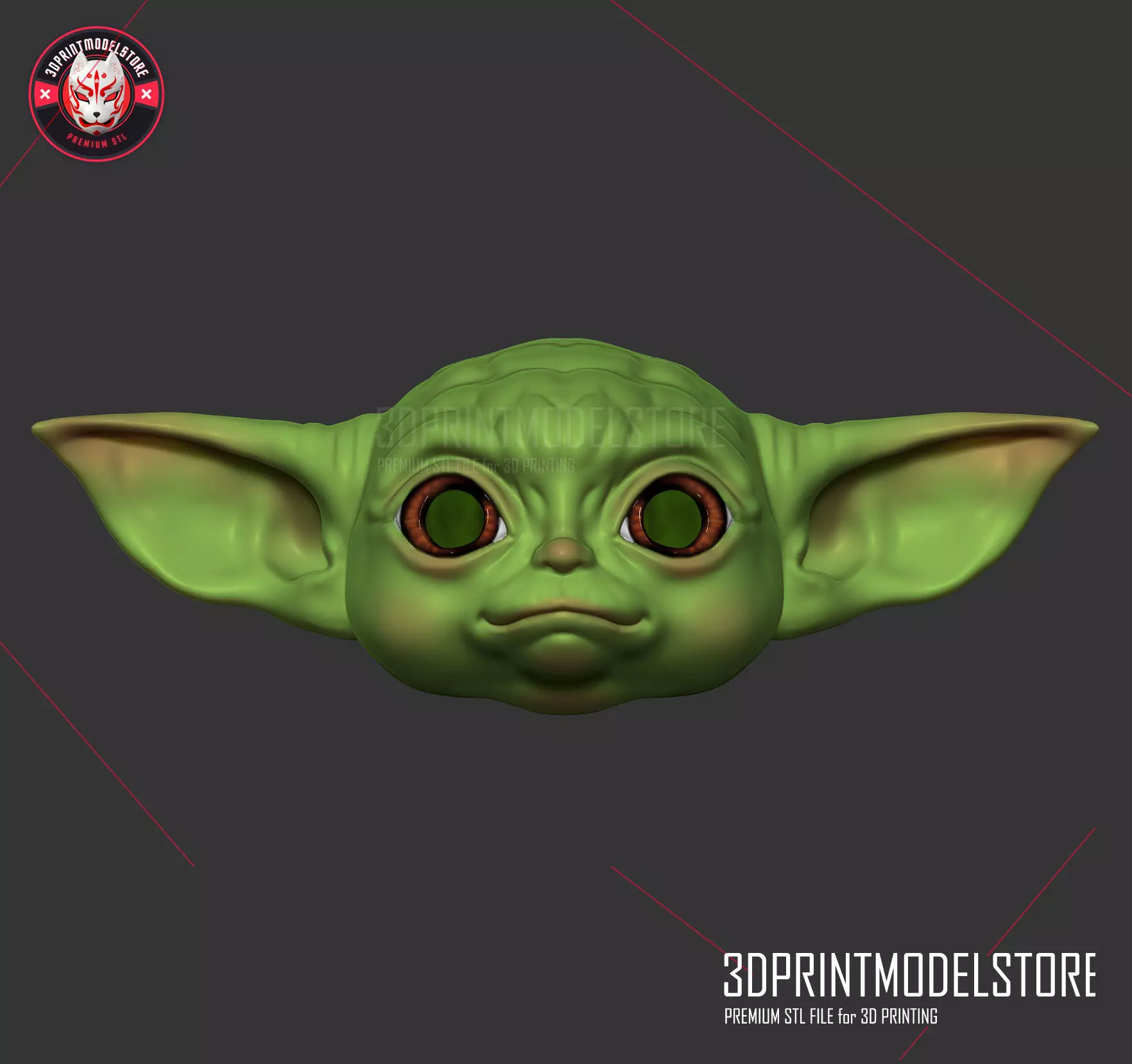 Mandalorian Helmet - Baby Yoda Star Wars Cosplay  3D print model_0