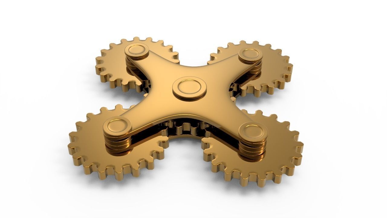 SPINNER GEARS 3D model_3