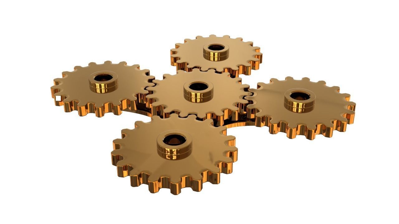 SPINNER GEARS 3D model_7
