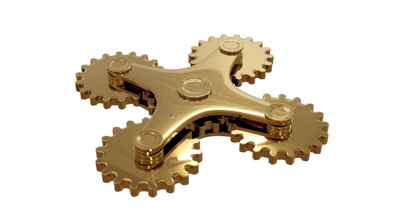 SPINNER GEARS 3D model_5