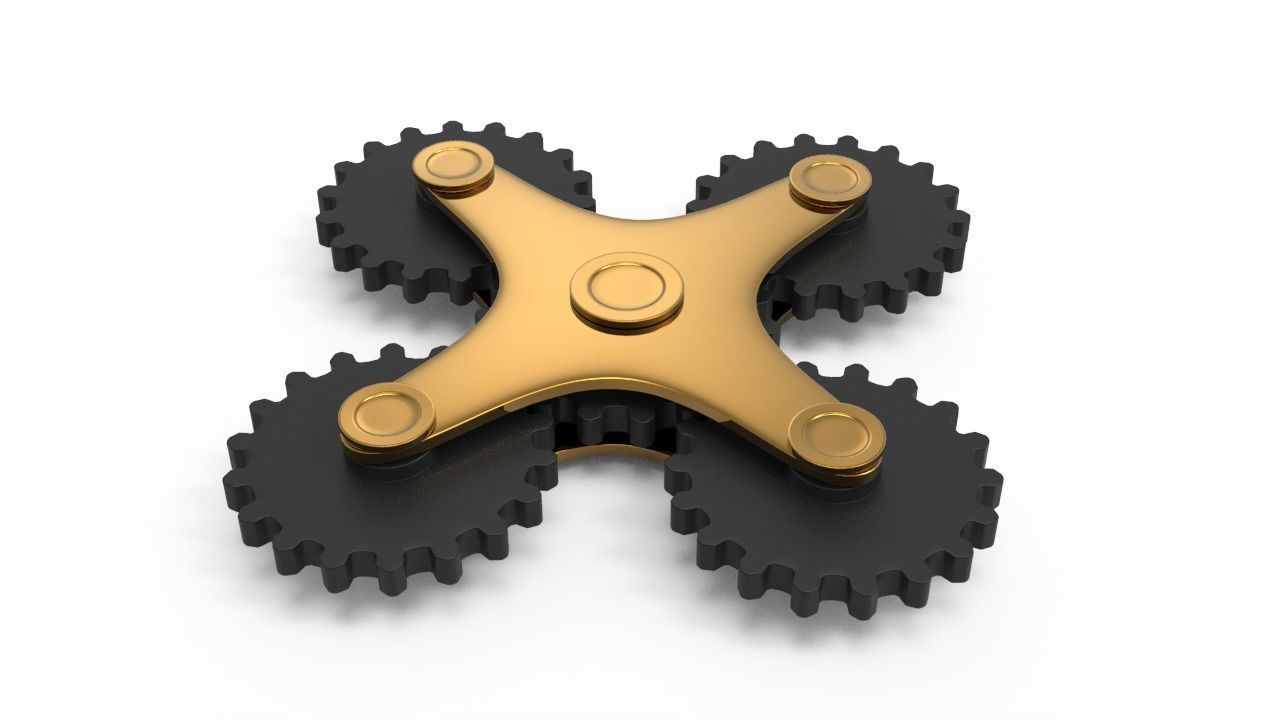 SPINNER GEARS 3D model_4