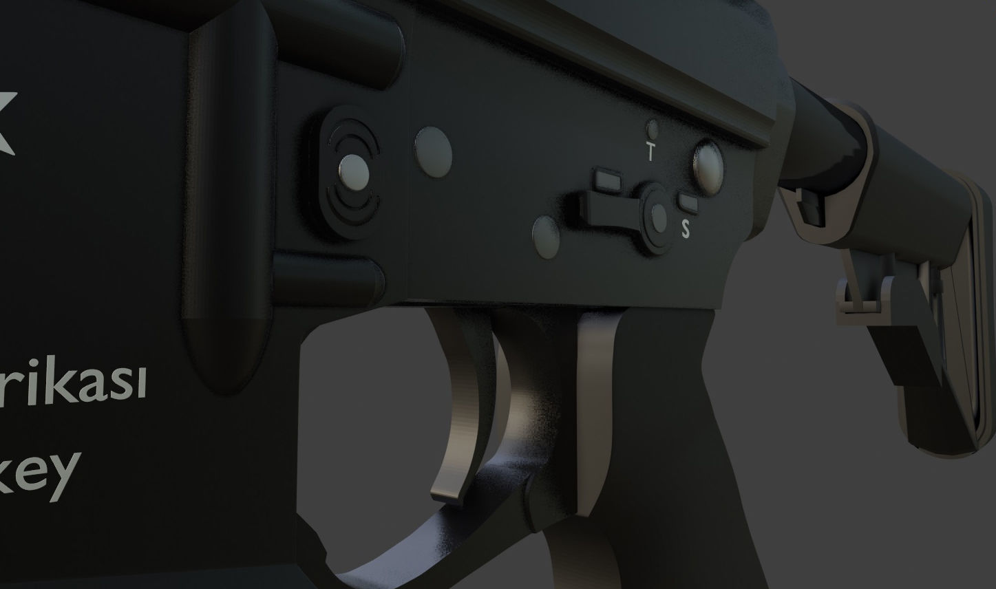 MPT-55 Assault Rifle 3D model_11