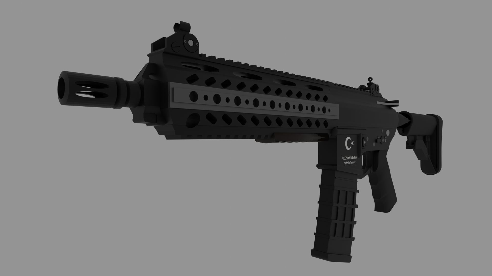 MPT-55 Assault Rifle 3D model_9