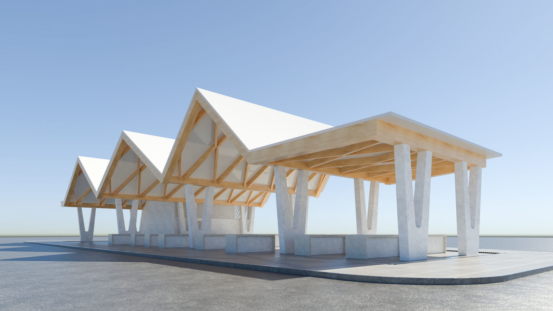 Open Public Marketplace 3D Model 3D model_6